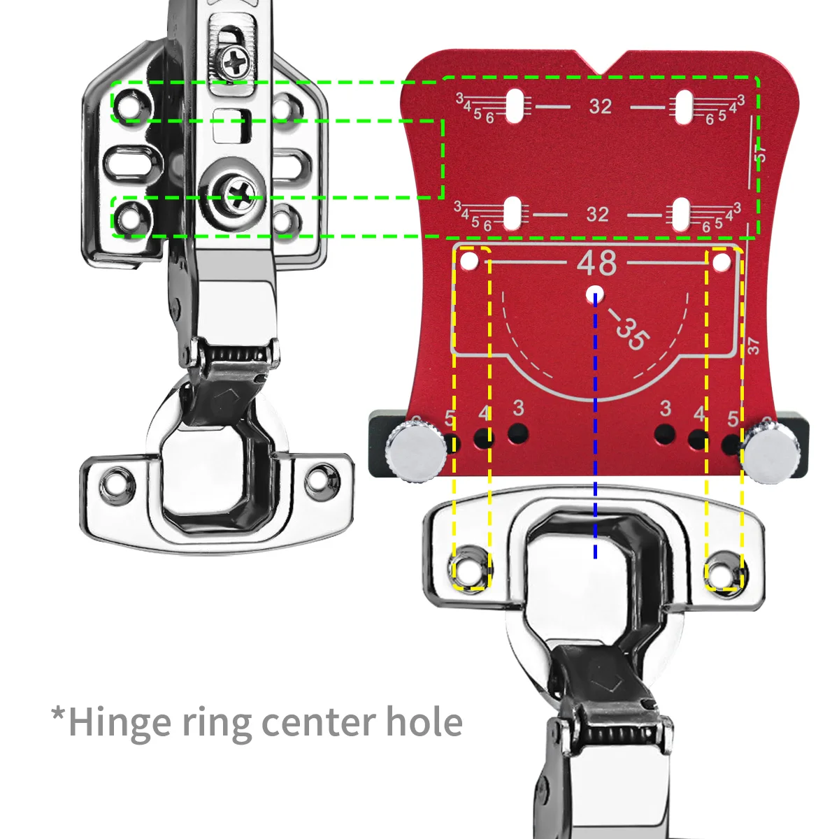 35mm Hinge Hole Positioning Te - Dowel Jig Kit recension och pris