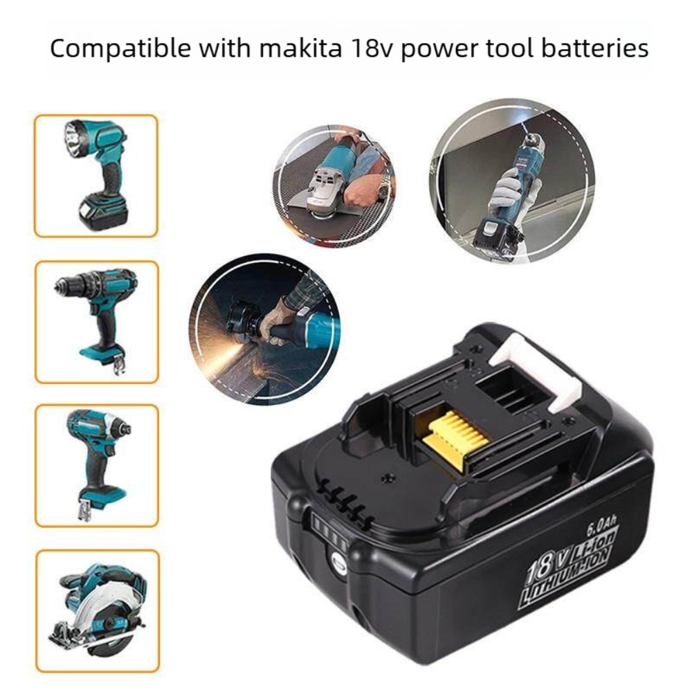 6000mAh Upgraded Battery For M - Makita Drill Dtw300 recension och pris