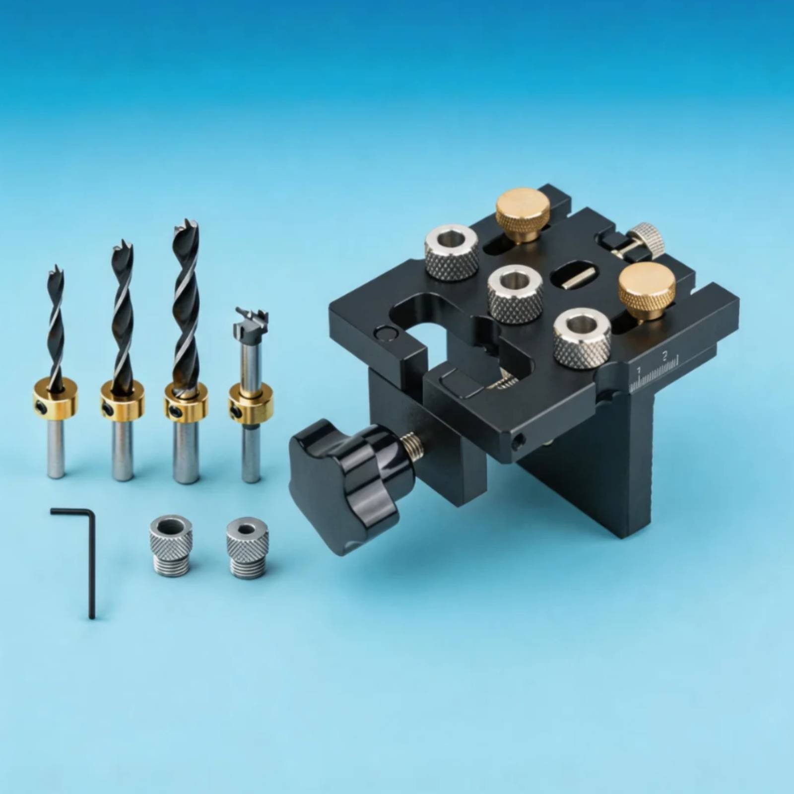 Wood Hole Jig 3-in-1 Dowel Jig - Workshop Tools Locations recension och pris