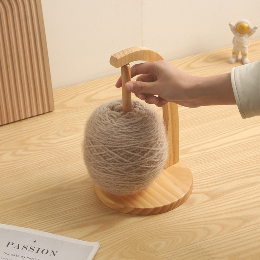 Wooden Yarn Holder Spinning Kn - Mechanical Workshop Tools And Equipment recension och pris