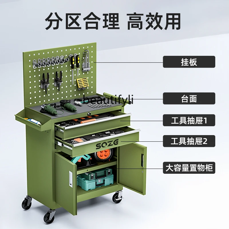 Movable Auto Repair Tool Cabin - Hand Tools Maintenance Workshop recension och pris