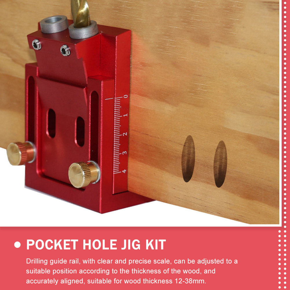 Pocket Hole Jig 1 Set 15 Degre - Dowel Jig Kit recension och pris