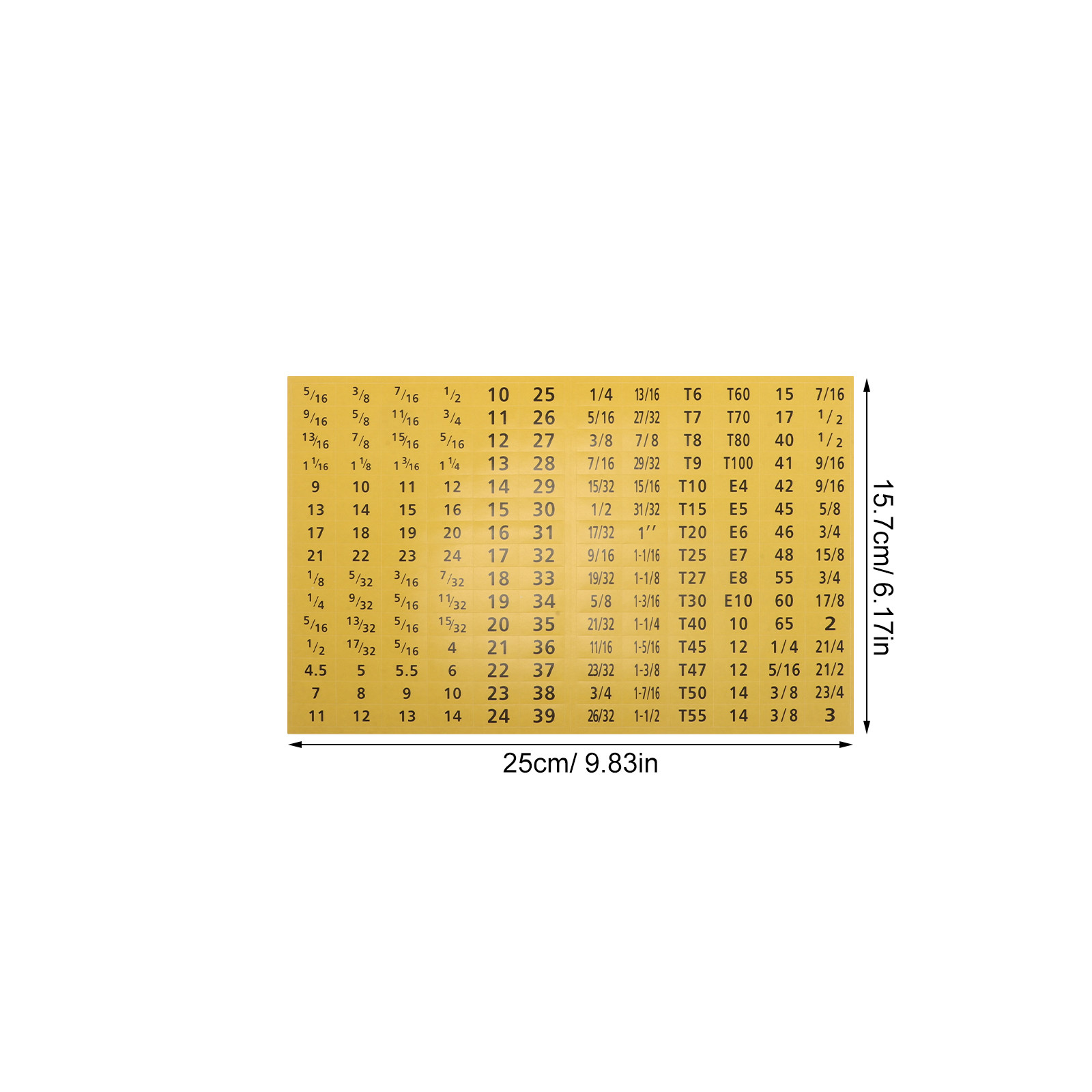 20Sheets Socket Wrench Sticker - Tool Workshop recension och pris